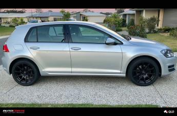 VOLKSWAGEN GOLF CARBINE SATIN BLACK